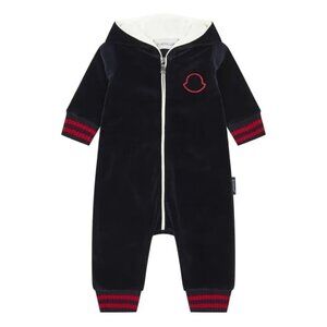 Moncler Chenille Snow Suit Navy blue 6-9 mos